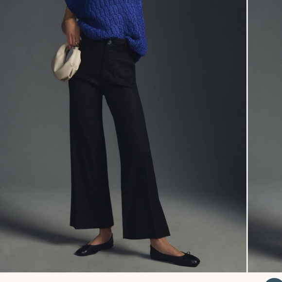 Anthropologie Colette linen cropped pants - Picture 1 of 9